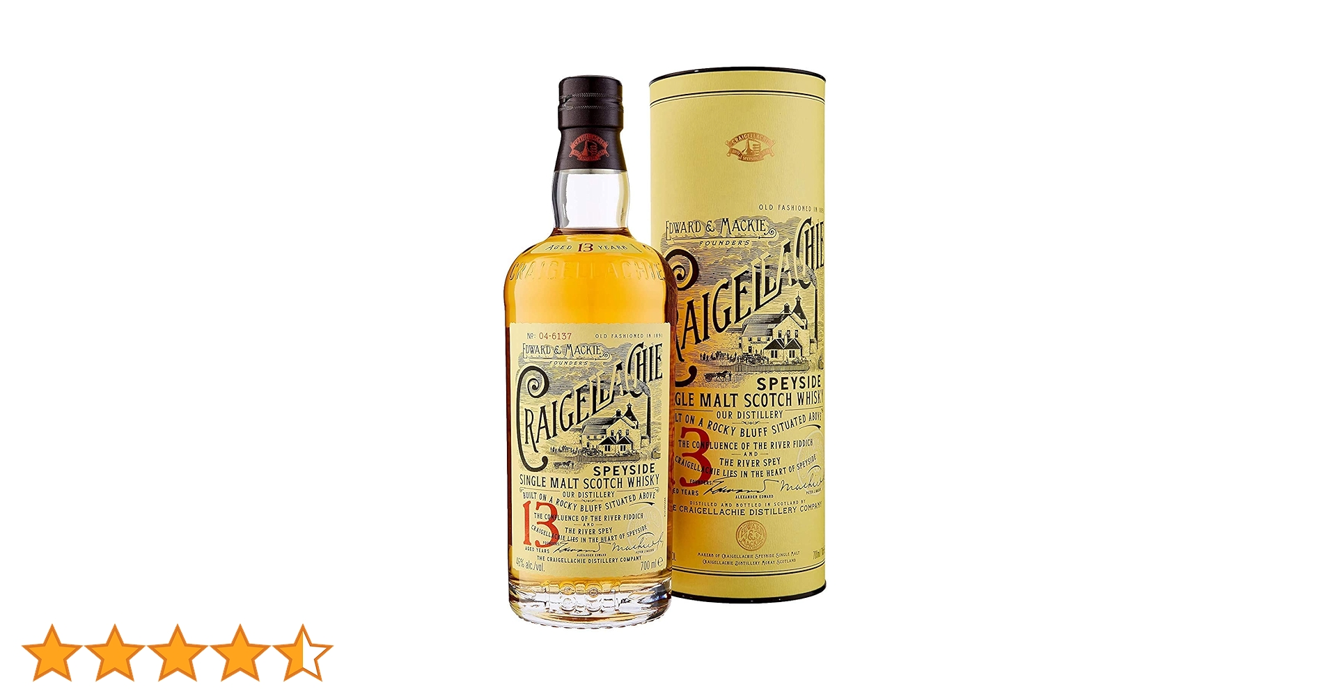 Amazon.co.jp: クライゲラヒ13年 [ ウイスキー イギリス 700ml ] [並行